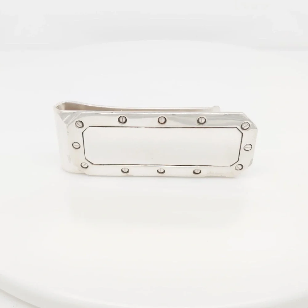 Sterling Silver 925 & 14k Gold Vintage Colibri Money 💵 Clip